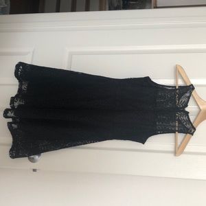 Black lace dress